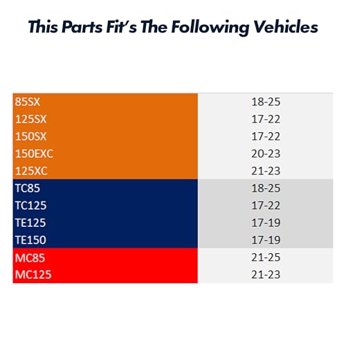 SCAR Schalthebel Ganghebel kompatibel mit KTM SX EXC TPI 85 125 150 17-23 - Orange