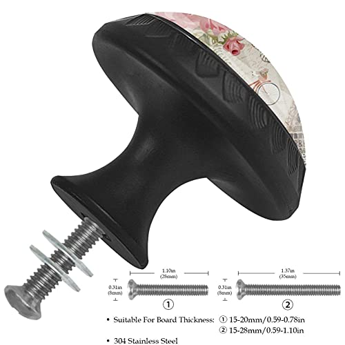 Boutons de tiroir ronds 35 mm pour réparer une commode usée - 4