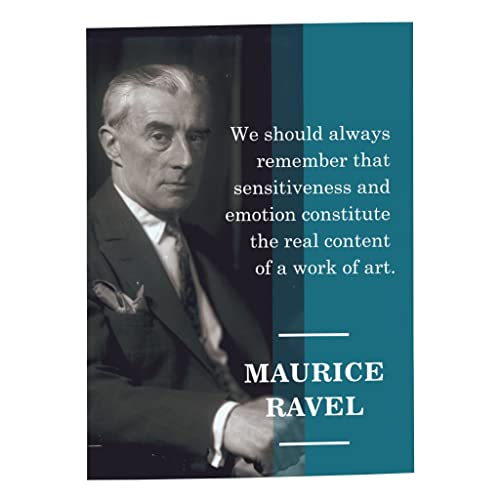 Poster Maurice Ravel le cadeau ideal pour les amoureux de musique classique