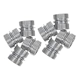 Connexion sécurisée : le connecteur d’étagère à filetage fin assure une fixation stable entre les sections métalliques du connecteur de poteau, garantissant un ajustement parfait des pièces de rechange pour une stabilité accrue du rack. pièces, écrous de connexion de poteau, assemblage de rangement domestique