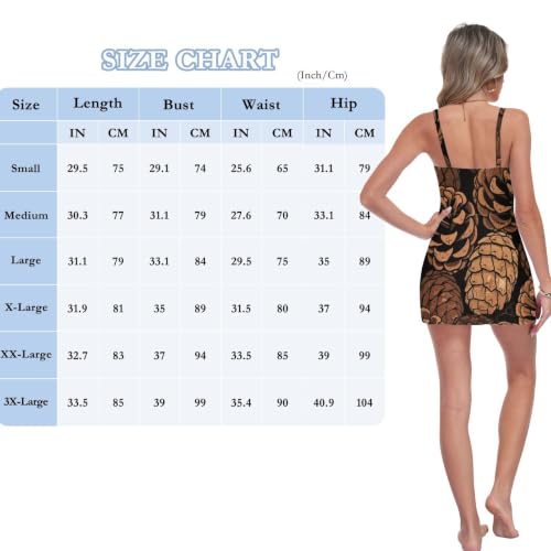 Maillot de bain push-up d'exception motif pommes de pin une pièce - 4