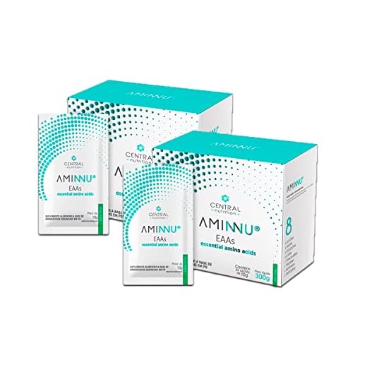 Kit C/2 Caixas Aminnu 10g Com 30 Sachês - Central Nutrition - Sabor Limão