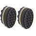 Parabirds Curl Twist Hair Sponge Double-Sided Hair Brush Afro Hair Comb(3PCS)