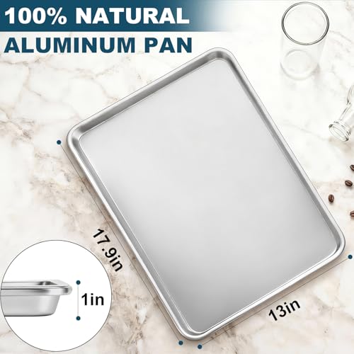 Bastwe 6 Pack Half Sheet Pans