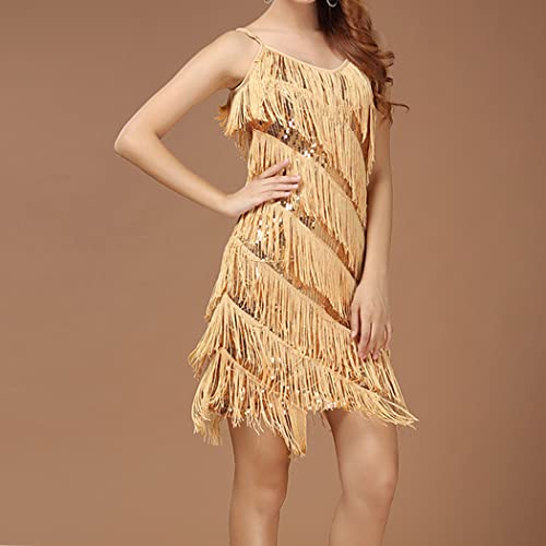 Nonmol Gold Fringe Trim Tassel Sewing Trim 6Inch Width 10 Yards Long For Clothes Accessories Latin Wedding Dress Diy Lamp Shade Decoration (Gold),6 Inches Wide #TOP5