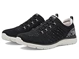 Skechers Sport Women's Women's Virtue-Show Runner Sneaker, Black/Pink=BKPK, 7.5