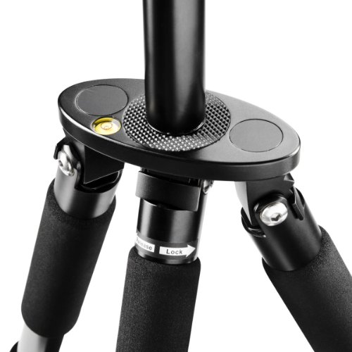 Mantona Scout Pro Kamerastativ mit integriertem Einbeinstativ (5 Auszüge, Belastbarkeit ca. 10 kg, 1/4-Zoll und 3/8-Zoll… – Bild 4