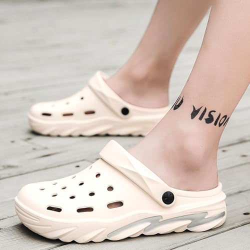 Cave shoes, men's non-slip lightweight toe beach shoes, dual-purpose half-slippers, and big-toed office sandals for men's summer wear3