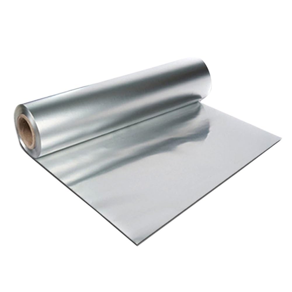 Płyta z folii aluminiowej 1060 - lekka srebrna płyta metalowa Al do gotowania, pieczenia, grillowania i pakowania żywności, 1 szt.(0.5x10x1000mm)