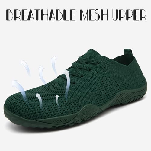 Image of Barefoot Shoes Women Tennis Gym Zero Drop Trail Minimalist Sneakers | Zero Drop 丨Minimalist丨Lightweight Material丨Breathable Mesh丨Non-Slip丨Machine Washable