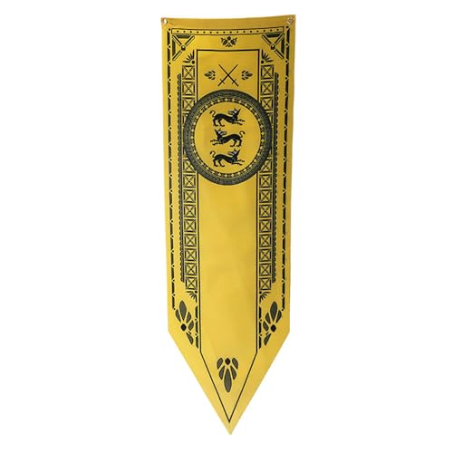 WANSHIXIANG Game Thrones RPG - Game Thrones Clegane Haus Flagge 150X45CM