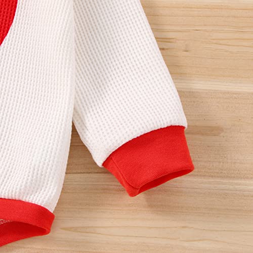 JUNLAI Toddler Kids Child Infant Newborn Baby Boys Girls Cute Cartoon Patchwork Letter Long 1/2 Birt