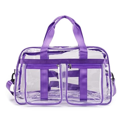 Sac de sport transparent violet GUMMMY pour ne plus jamais chercher vos affaires