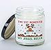 Veterinary Life Candle The Vet Removed My Jingle Bells Reindeer Thank You Gift for Veterinary Coworker Assistant Vet Tech Veterinarian, Vet Gift for Christmas Gift Vet Tech Week House Decoration Gift