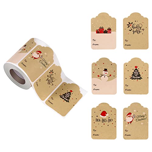 Etiquette Autocollante Cadeau Étiquettes Kraft Autocollantes - 320 Autocollants Vierges Pour Organisation Maison Et Emballage Cadeau étiquettes Cadeau