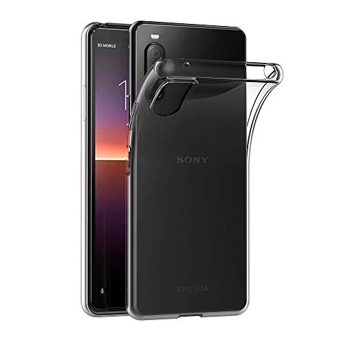 COPHONE® Coque de Protection Compatible avec Sony Xpéria 10 II Etui Transparent antidérapent Coque en Silicone Transparente et Discrete