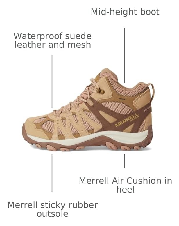 Image of Merrell Women's Accentor 3 Mid Wp | Hiking Shoes