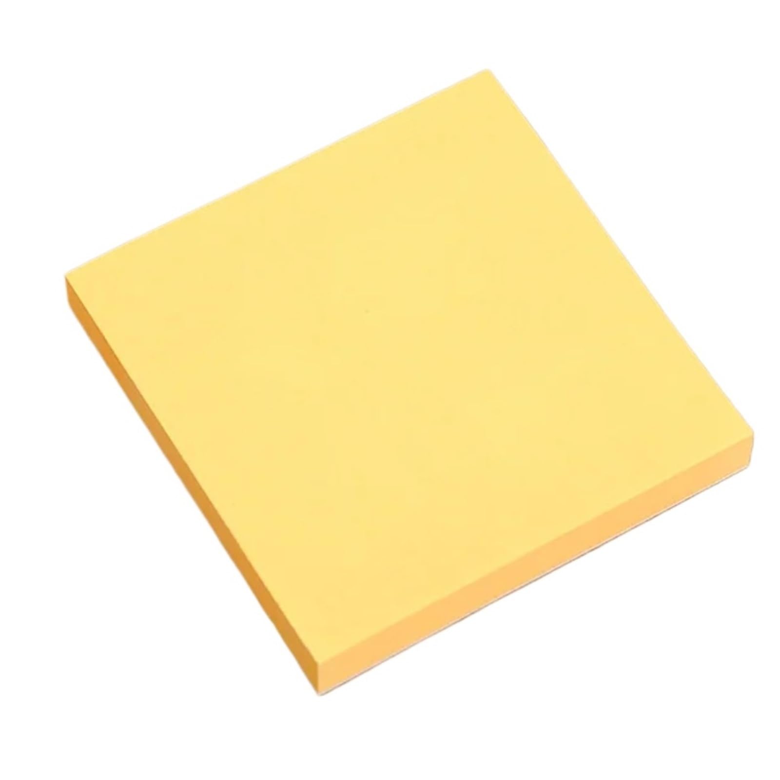 Notas adhesivas, 15 bloc de notas adhesivas, planificador de notas adhesivas, suministros escolares, estudiantes, papelería (amarillo)