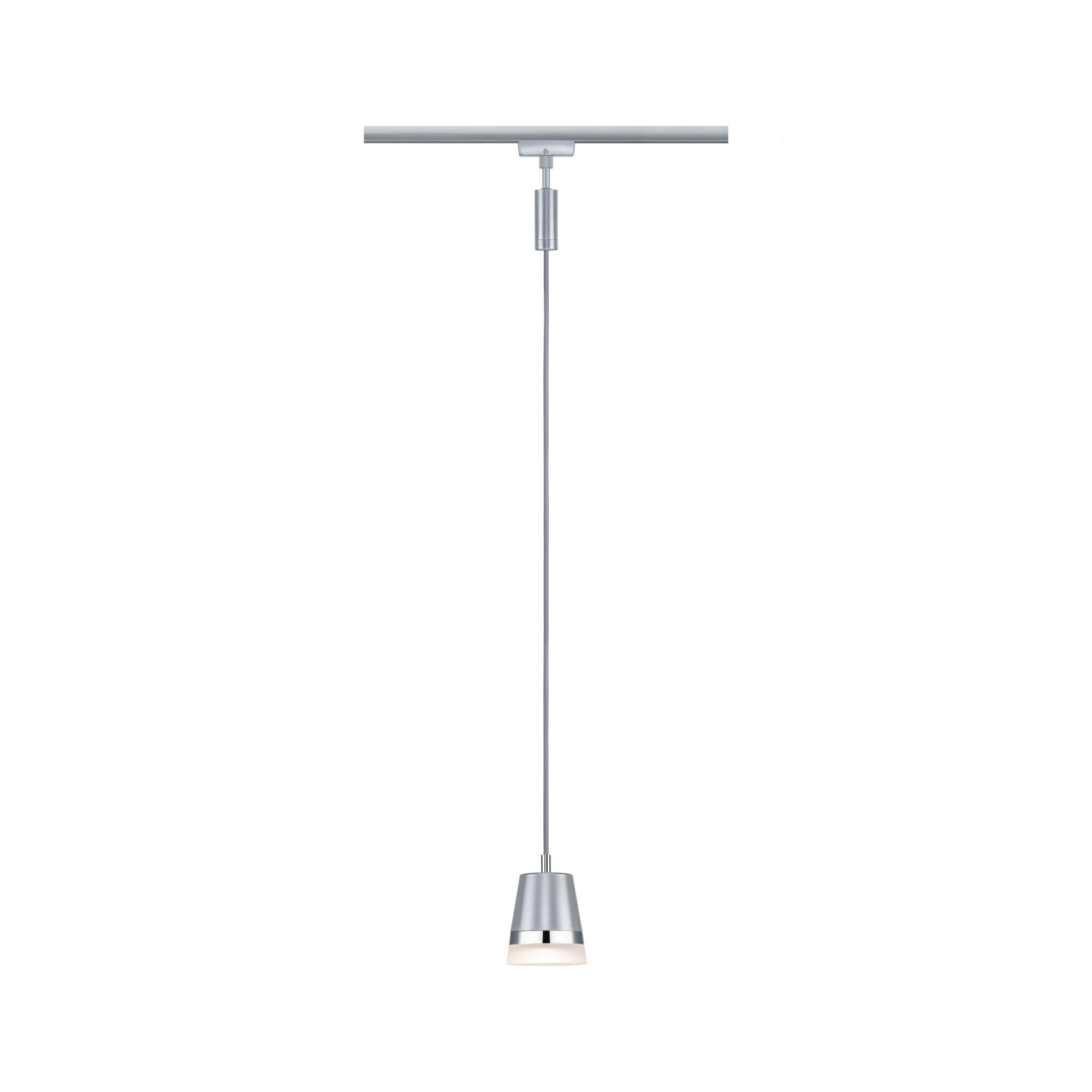 Paulmann 95628 URail Suspension Cone GU10 max. 10W dimmable 230V Système de rails chrome mat - Libre choix de l'ampoule