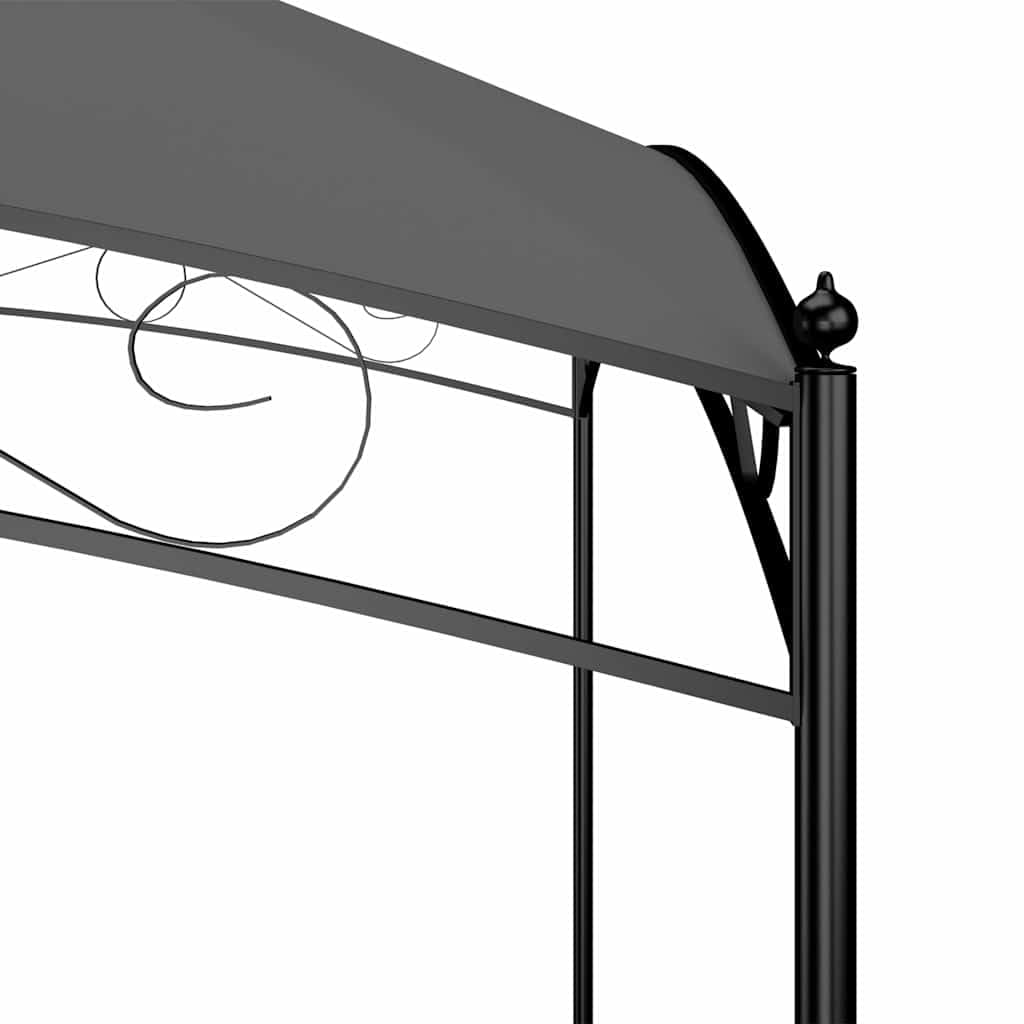 Pawilon 3 x 4 x 2,65 m antracyt 180 g/m²