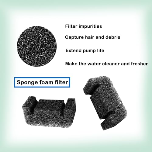 Filtro esponja para fuente de agua de gato, pack 8 miniatura 3