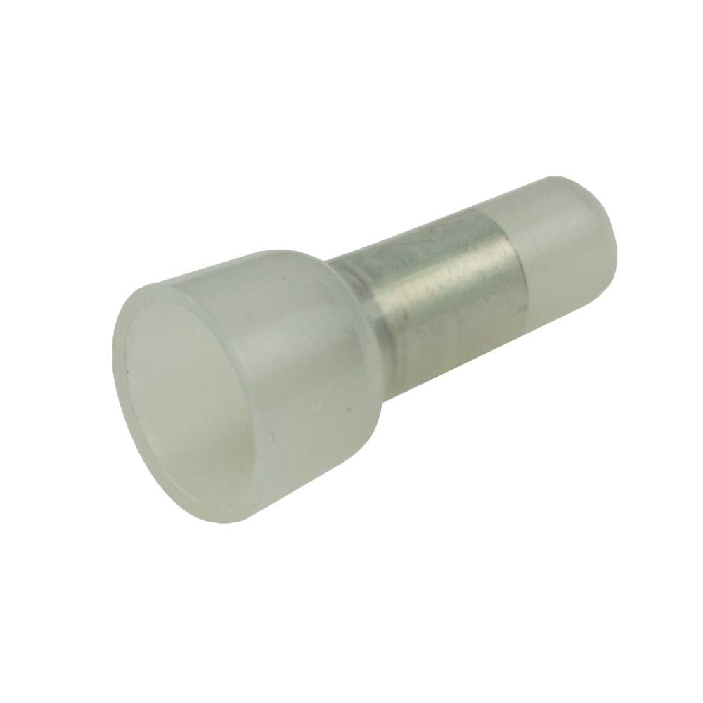 Ukcable-Ties Closed End Connectors Clear Nylon Insulation Wire Crimp Terminals (50) Small
