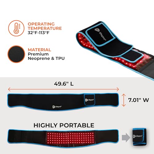 Lifepro LP/ALVRD/BLK Red Light Therapy Belt thumb #7