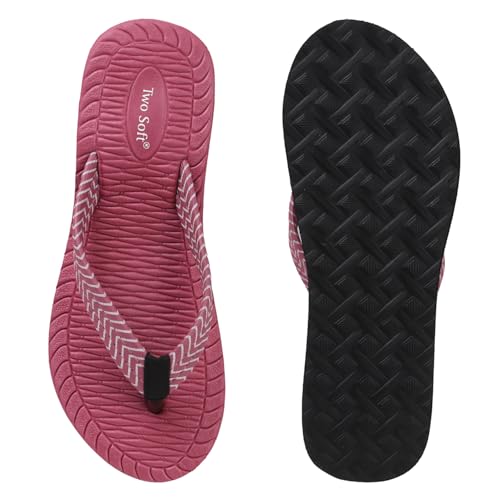 Image of TWOSOFT Women Stylish Comfortable Slipper Lightweight extra soft Dailywear Slippers