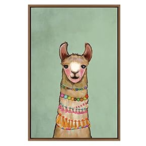 SIGNWIN Framed Canvas Wall Art Animal Painting Canvas...