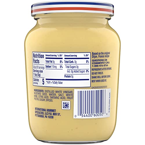 Grey Poupon Dijon Mustard (16 oz Jar) - Thumbnail 2