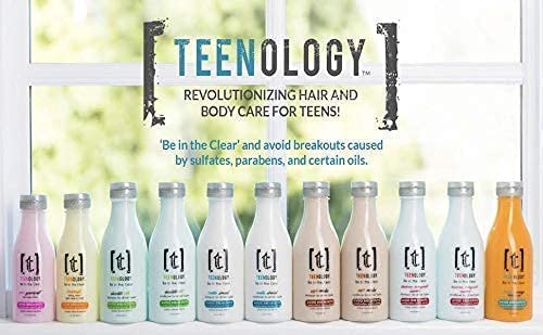 Miniatura 9 de Teenology Paquete de champú y acondicionador (Ahorre un 5%), ayuda con el acné y los brotes, sin sulfato y parabenos, extractos botánicos naturales,