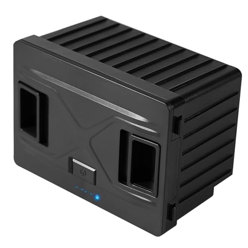 15600mAh/173Wh Batería para Refrigerador de Coche, Gran Capacidad Batería Para UD45 40,6L Nevera Portátil Eléctrica, 3 Métodos de Crga, Compatible con Carga Energía Solar - Negro