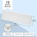 Juvale Foam Rectangle Blocks for Crafts - 12 in x 4 in x 1 in, White, 12 Pack - Cuttable & Paintable for Diorama Foam Boards & Sheets, Model Making & School Projects