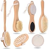 🛁【Buen desempeño】: El cepillo es un verdadero eliminador de las pieles secas y es más efectivo que un depurador exfoliante; equipado con un cabezal de masaje para estimular la circulación sanguínea.