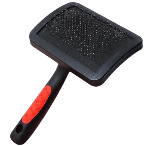 Dog Slicker Brush - PET Grooming Tool Ergonomic Dematting | Professional Long Hair Detangling Pet Care Device Soft Pin Coat Remo