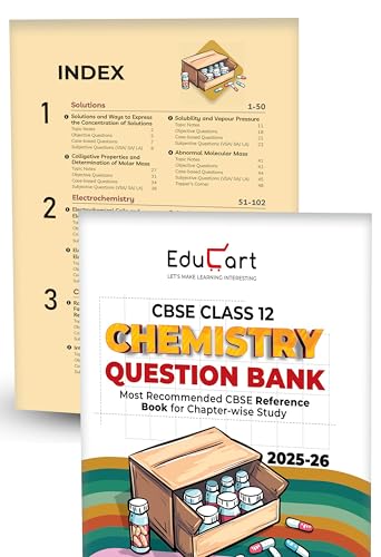 Image of Educart CBSE Question Bank Class 12 2025-26 Physics, Chemistry, Mathematics and English on New Syllabus 2025-26 (Includes Past Years Solved Questions) Set of 4 Books