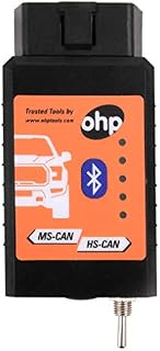 OHP Universal OBD2 Adapter with MS-CAN/HS-CAN Switch, Made for FORScan, Windows and Android