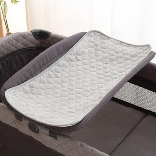 Image of BlueSnail Washable Underpads,Waterproof,Soft, Portable and Reusable Incontinence Bed Pads for Toddler,Adults,Elderly and Pets (18" x 24" Pack of 3)(Ash Gray)