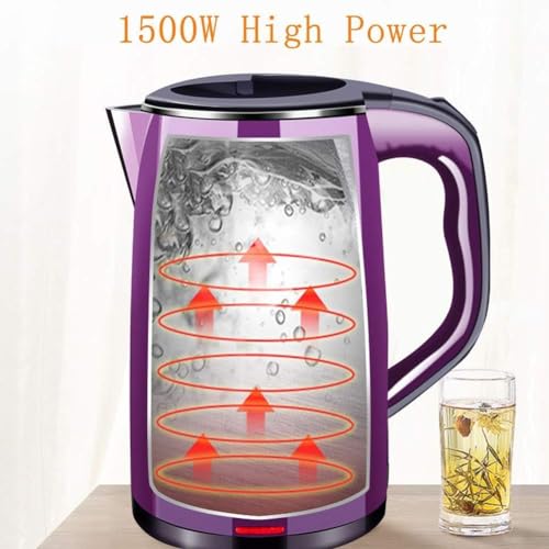 Hervidor eléctrico 2.2L acero inoxidable 1500W miniatura 5