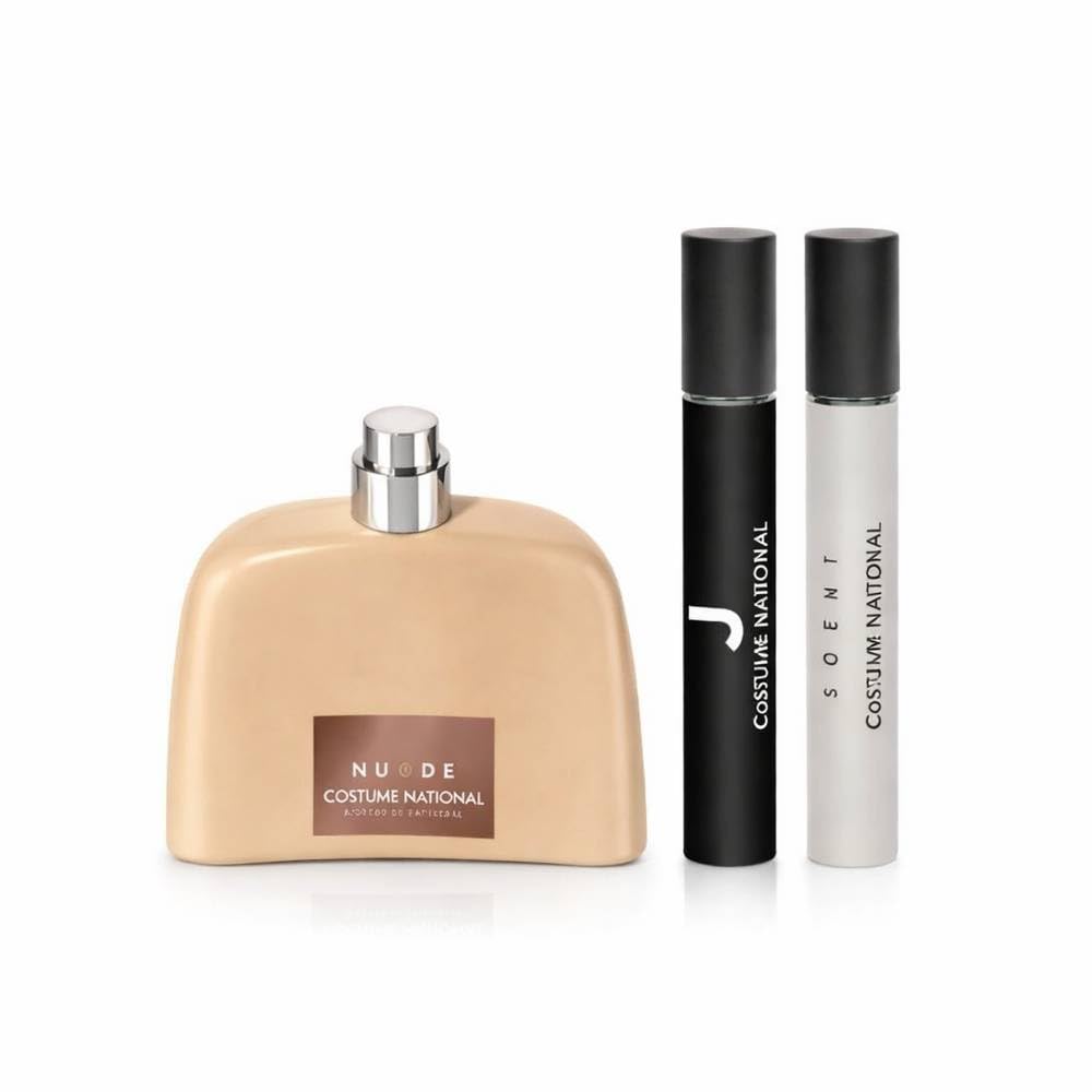 Costume National Nu So De Cofanetto Regalo, Eau de Parfum 100ml con Travel Spray 7,5ml e Scent 7,5ml, Set Profumo Donna
