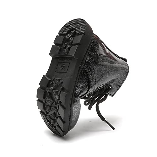 Komfyea Toddler Boots Boy's Girl's Cute Ankle Side Zipper Combat Boots3