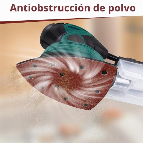 Miniatura 4 de Juego De Lijas Para Lijadora De 105 Mm X 152 Mm, 100 Unidades De Papel De Lija: 10 X P40, 15 X P60, 15 X P80, 15 X P120, 15 X P180, 15 X P240, 15 X P400 Para Uso Profesional