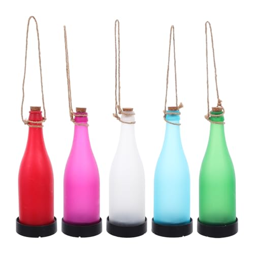 Lampes solaires pour bouteilles étanches pour éclairer une table extérieure