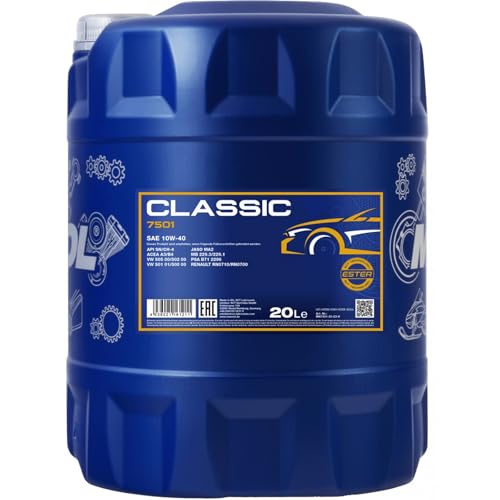 MANNOL Aceite para Motores Gasolina y Diésel 10w-40 Classic 20L