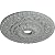 Ekena Millwork CM23VA 23 1/2-Inch OD x 3 1/2-Inch ID x 2 1/8-Inch P Vaduz Ceiling Medallion