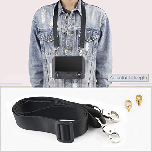Preisvergleich Produktbild Fcostume Verstellbarer Lanyard Schultergurt Umhängeband für DJI Smart Controller Mavic 2 (Schwarz)