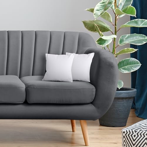image for Utopia Bedding Throw Pillows Insert (Pack of 2, White) - 12 x 12 Inche