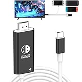 Dnkeaur USB C to HDMI Adapter Cable Compatible with Nintendo Switch, Type-C to HDMI Conversion Cable Replaces The Switch Docking Station for TV Projection Screen, Nintendo Switch OLED Dock