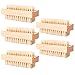 Produktbild KESYOO 5 Stück Hand- Und Nagelbürste Doppelseitige Bürste Holzharte Bürsten für Fingernagel Pediküre Reinigungsgerät für Die Küche zu Hause (Rillentyp)