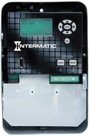 INTERMATIC ET90215C TWO (2) CIRCUIT SPDT 365 ASTRONOMIC TIME SWITCH IN TYPE 1 STEEL ENCLOSURE